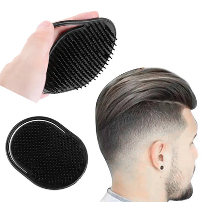 1 PCS Shampoo Comb Pocket Men Beard Mustache Palm Scalp Massage Black Hair Care Travel Portable Brush Styling Tools