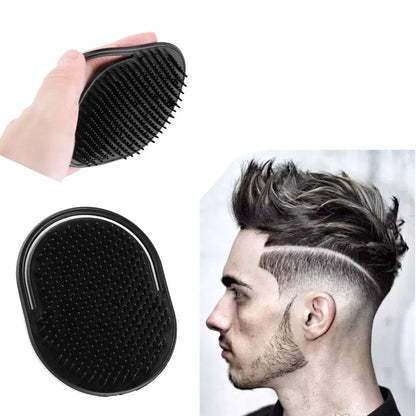 1 PCS Shampoo Comb Pocket Men Beard Mustache Palm Scalp Massage Black Hair Care Travel Portable Brush Styling Tools