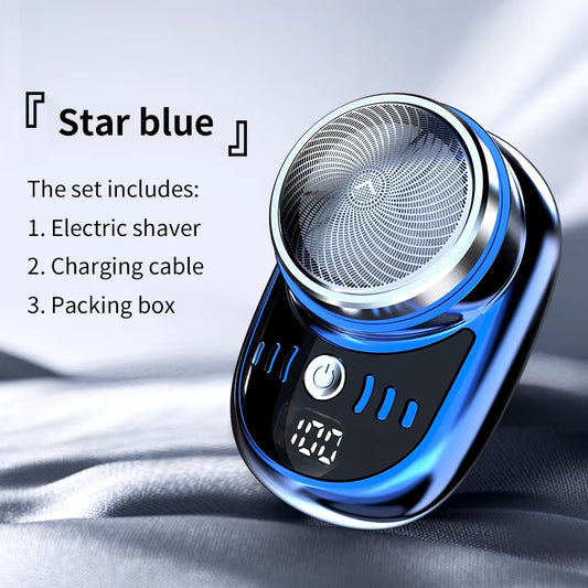 Electric Mini Shaver USB Rechargeable Razor Waterproof Men Ladies Travel Portable Shaver Newly Upgraded 2024 Shining Mod