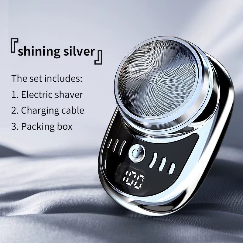 Electric Mini Shaver USB Rechargeable Razor Waterproof Men Ladies Travel Portable Shaver Newly Upgraded 2024 Shining Mod